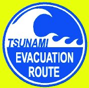 Tsunami Evacuation Logo